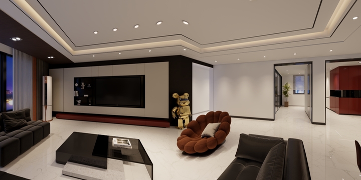 昔阳中海装饰-状元府7号楼，意式轻奢-装修设计方案