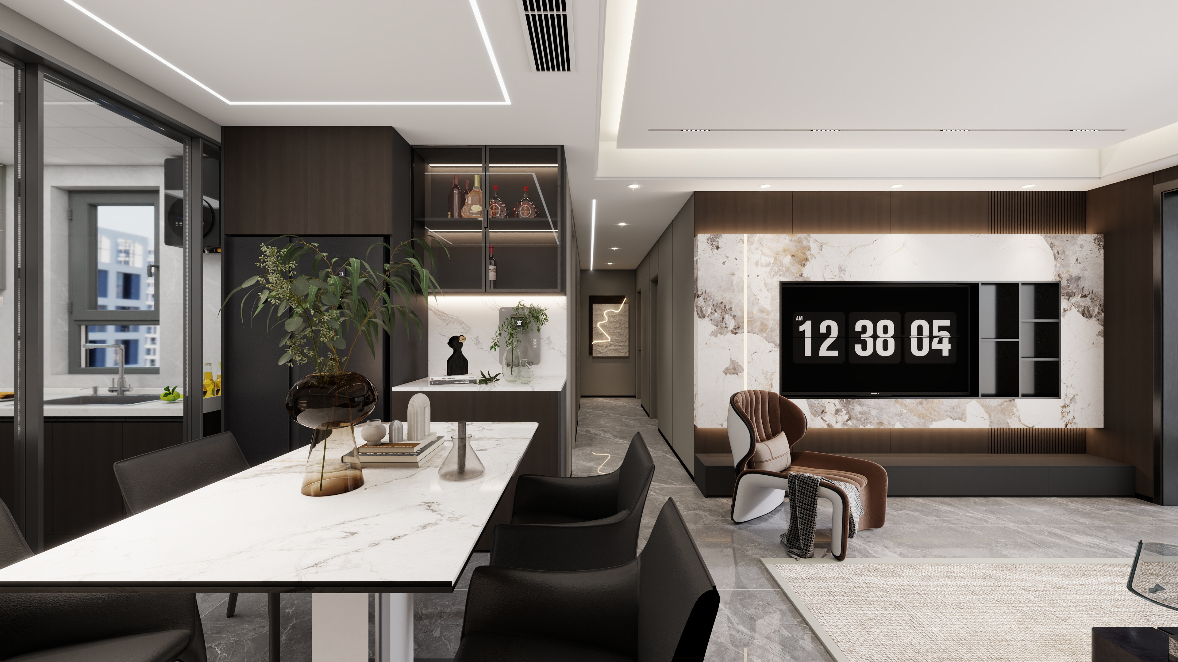 晓明设计工作室.-建业天玺-装修设计方案