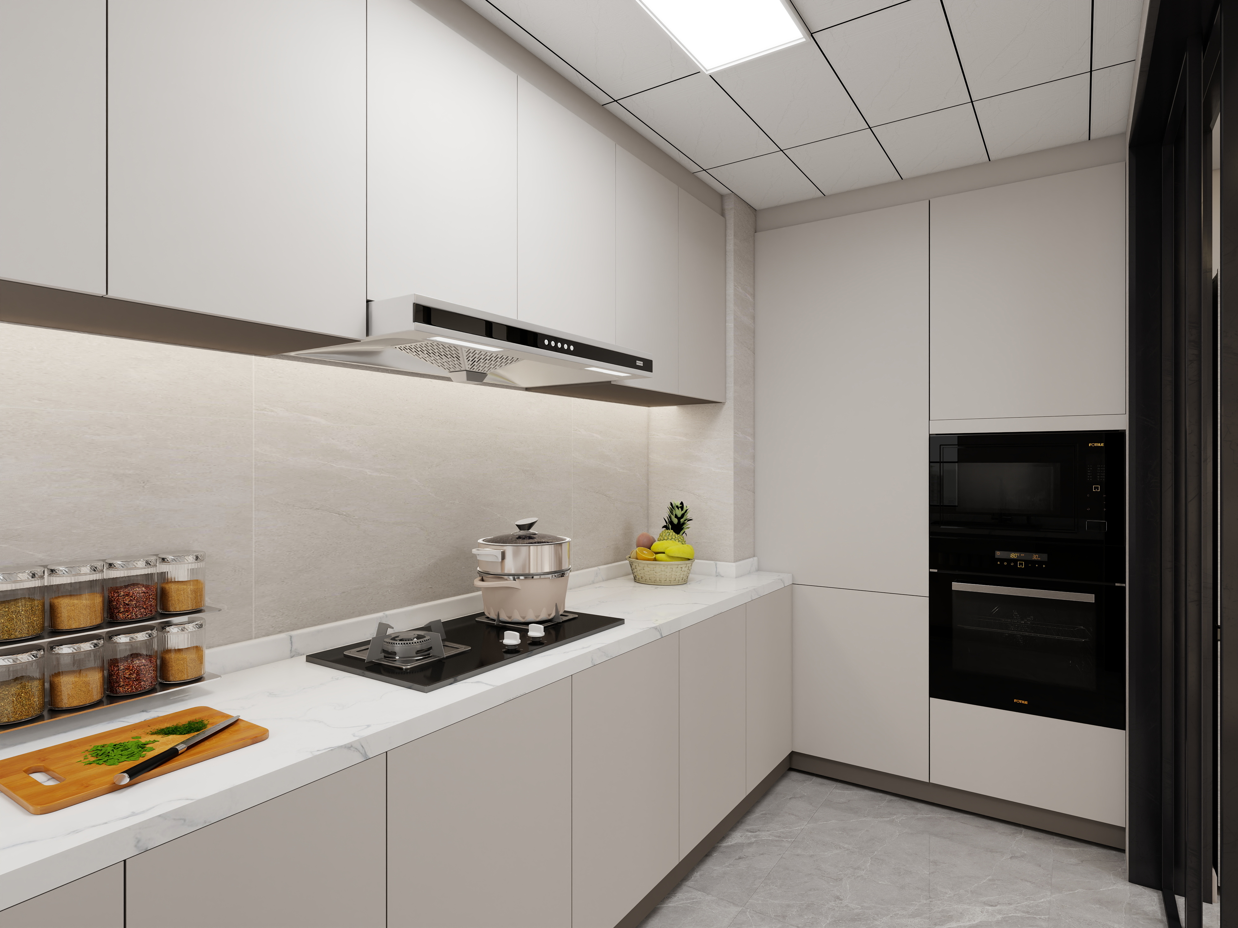 艺雅丽-145平现代简约 装修效果图