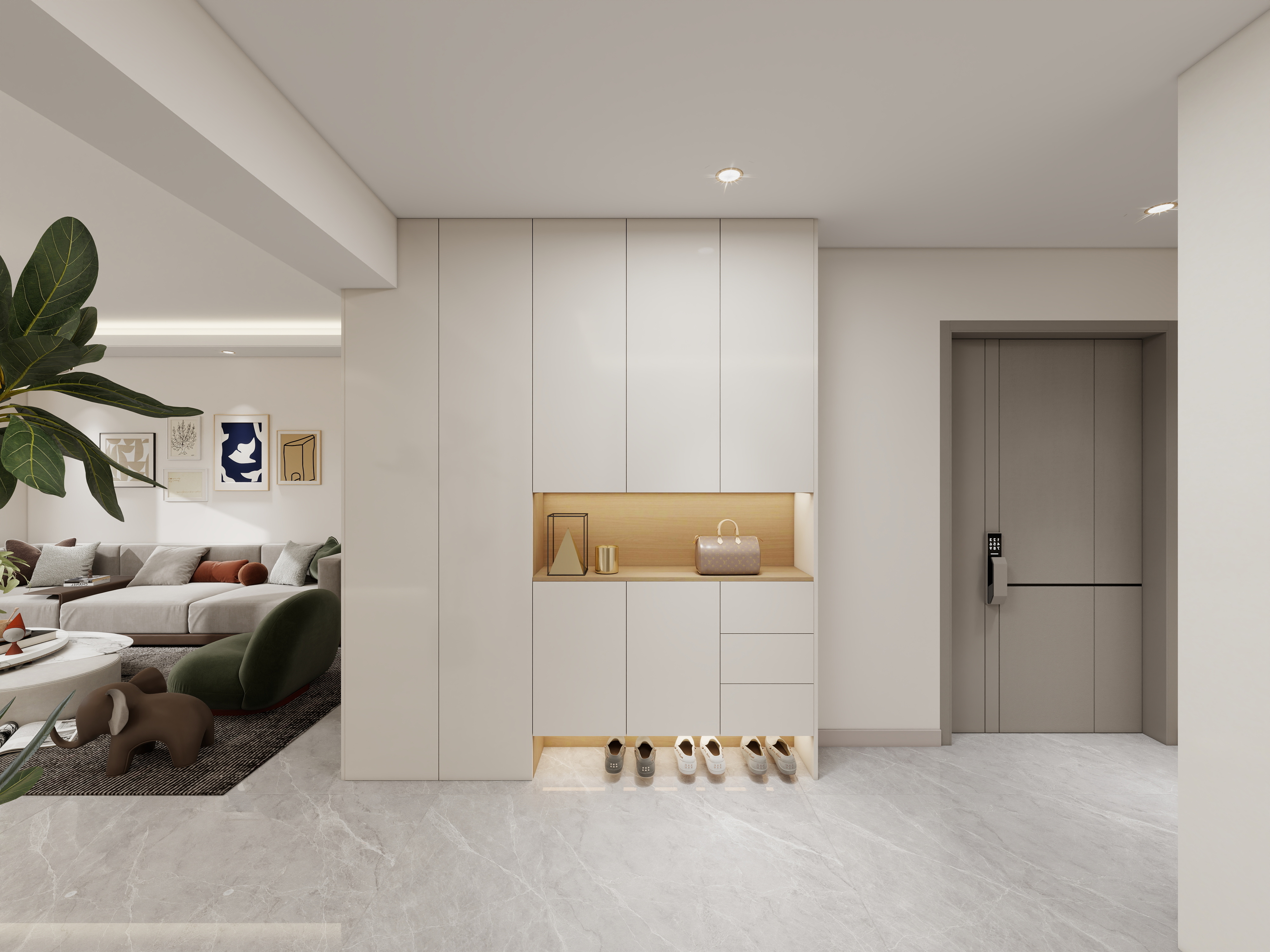 艺雅丽-145平现代简约 装修效果图