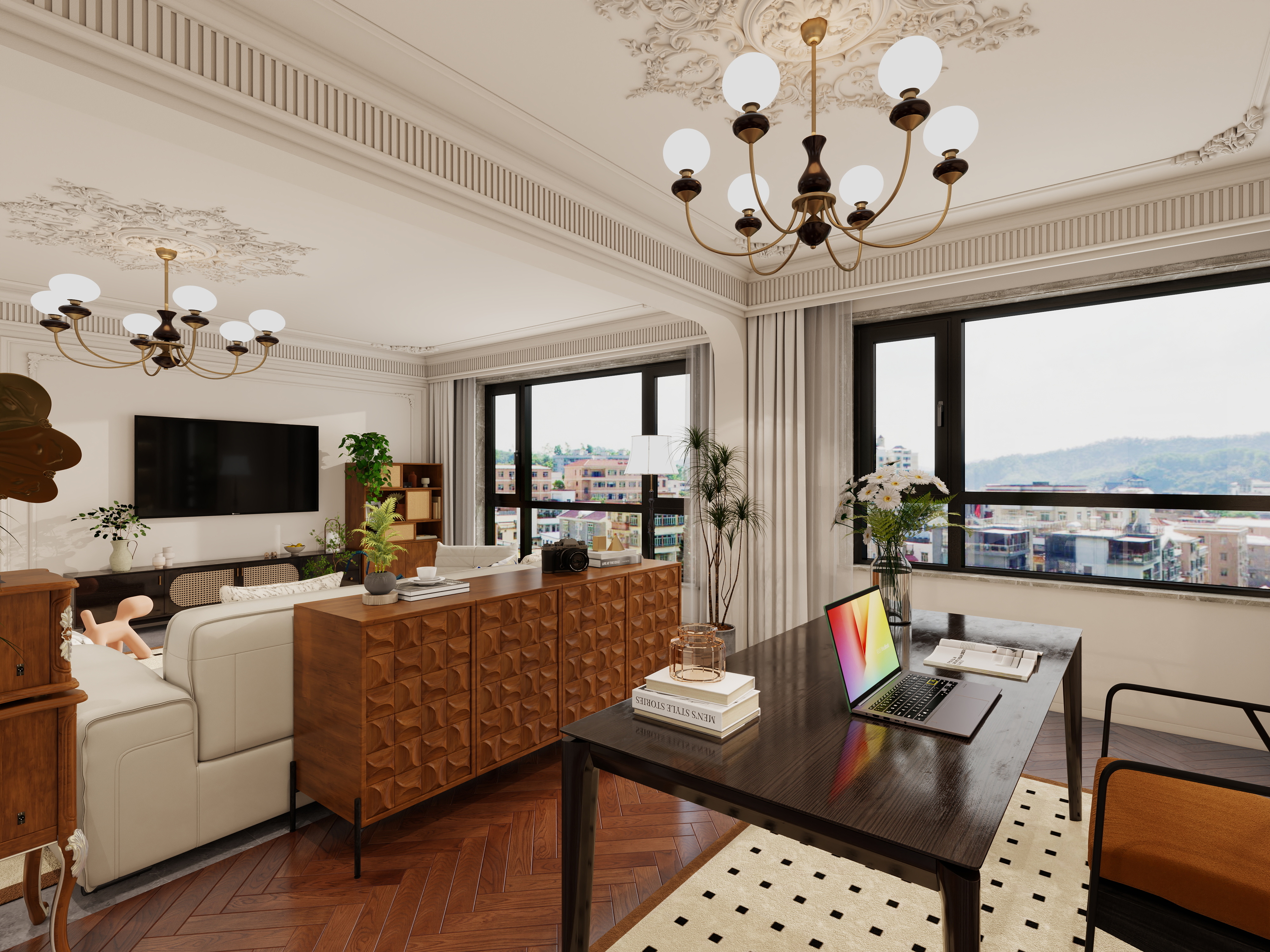 辉哥爱你们没商量-华西御园174㎡3室装修效果图