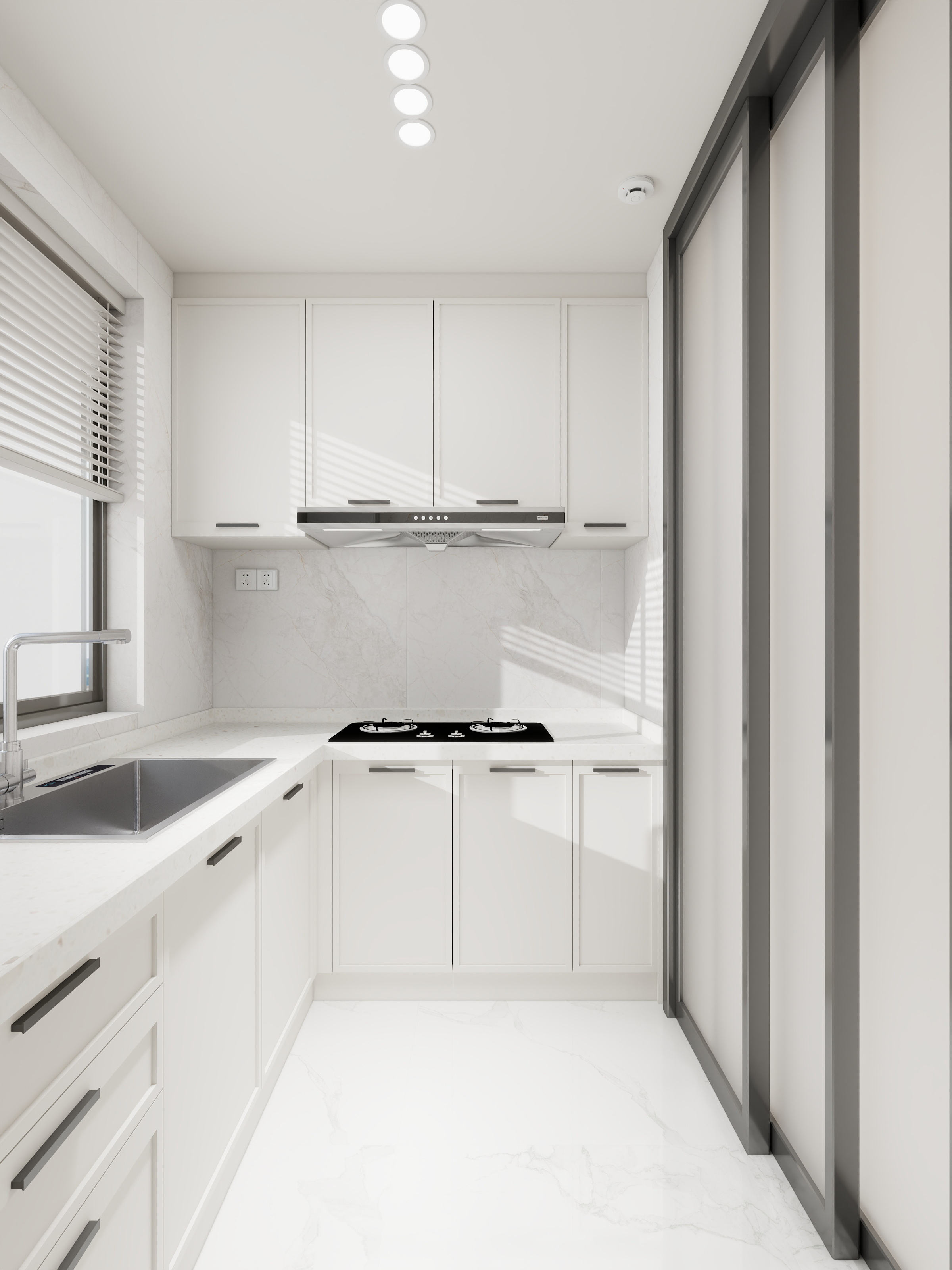 孤独的52赫兹-新农家园-西区现代简约68㎡2室装修效果图