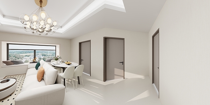 鲁莱州市任-瑞莱首府-装修设计方案