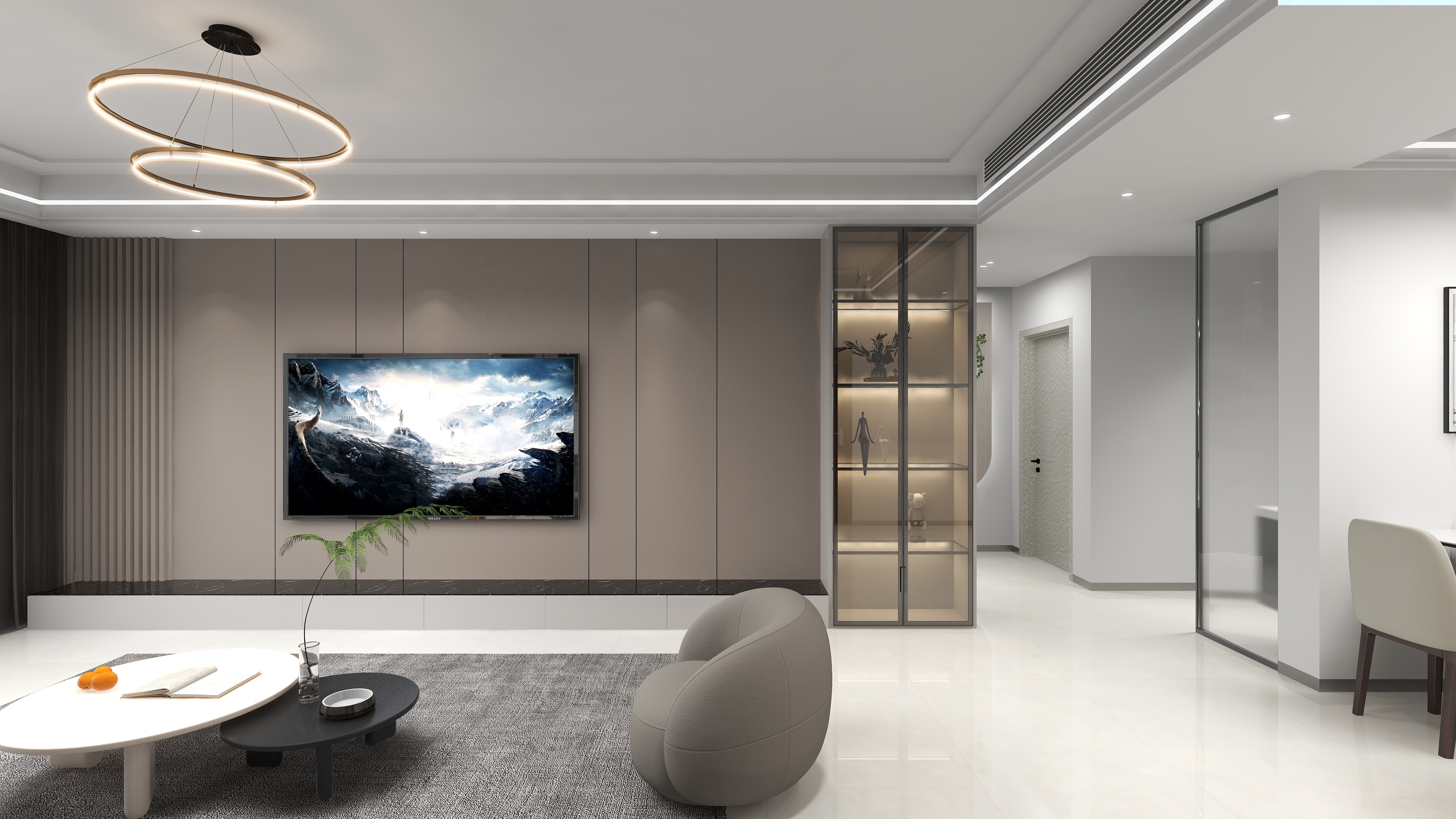 肖瑜设计-张华~丽都国际~方案一-装修设计方案