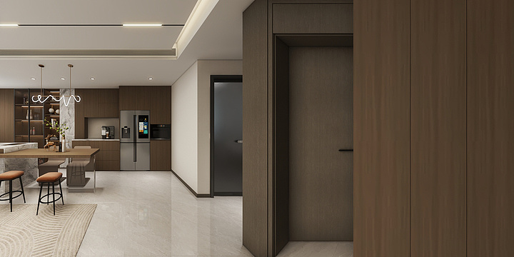 王双荣-万合世家 张总现代极简-装修设计方案