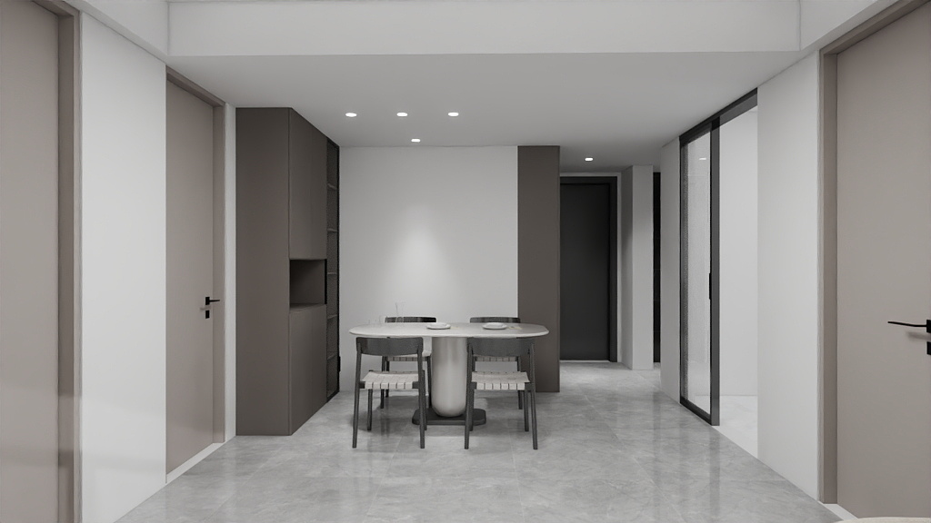 启本本-【现代风】客餐厅小图-装修设计方案