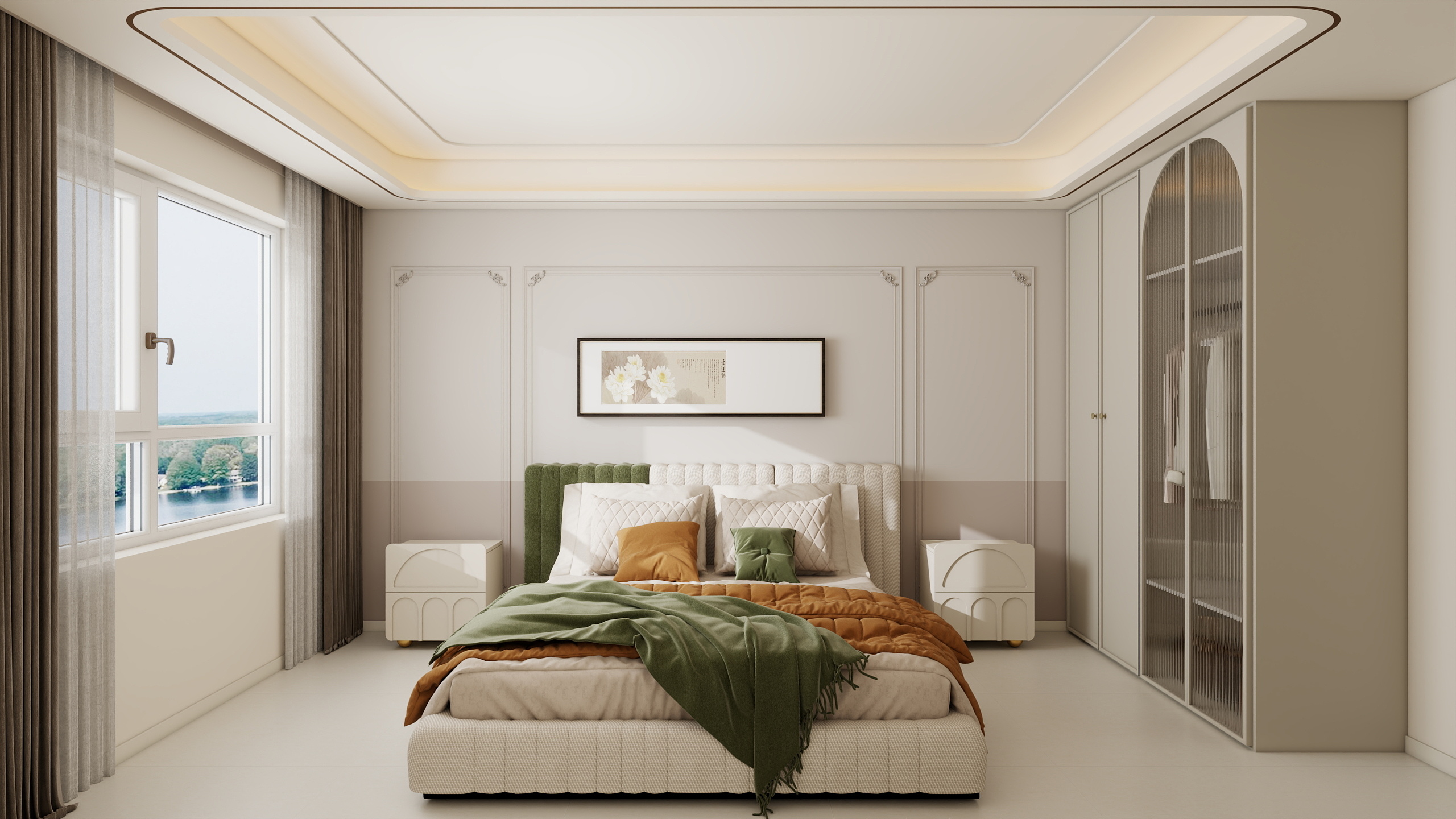 室内設計_錢-奶油风-装修设计方案