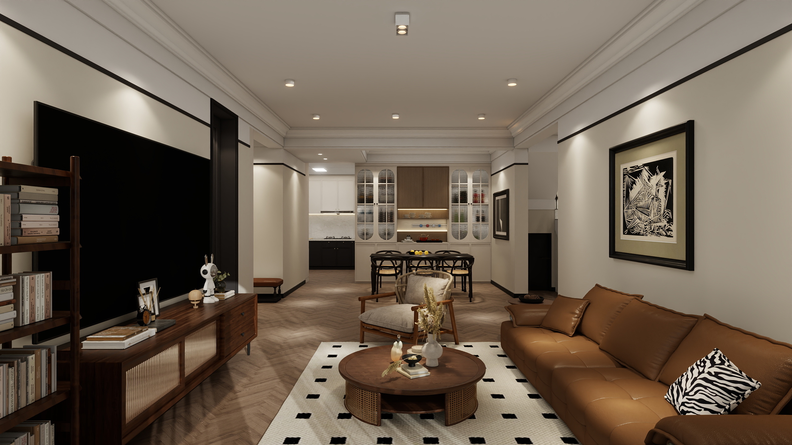 鲸鱼设计装饰-香溢府下跃-装修设计方案