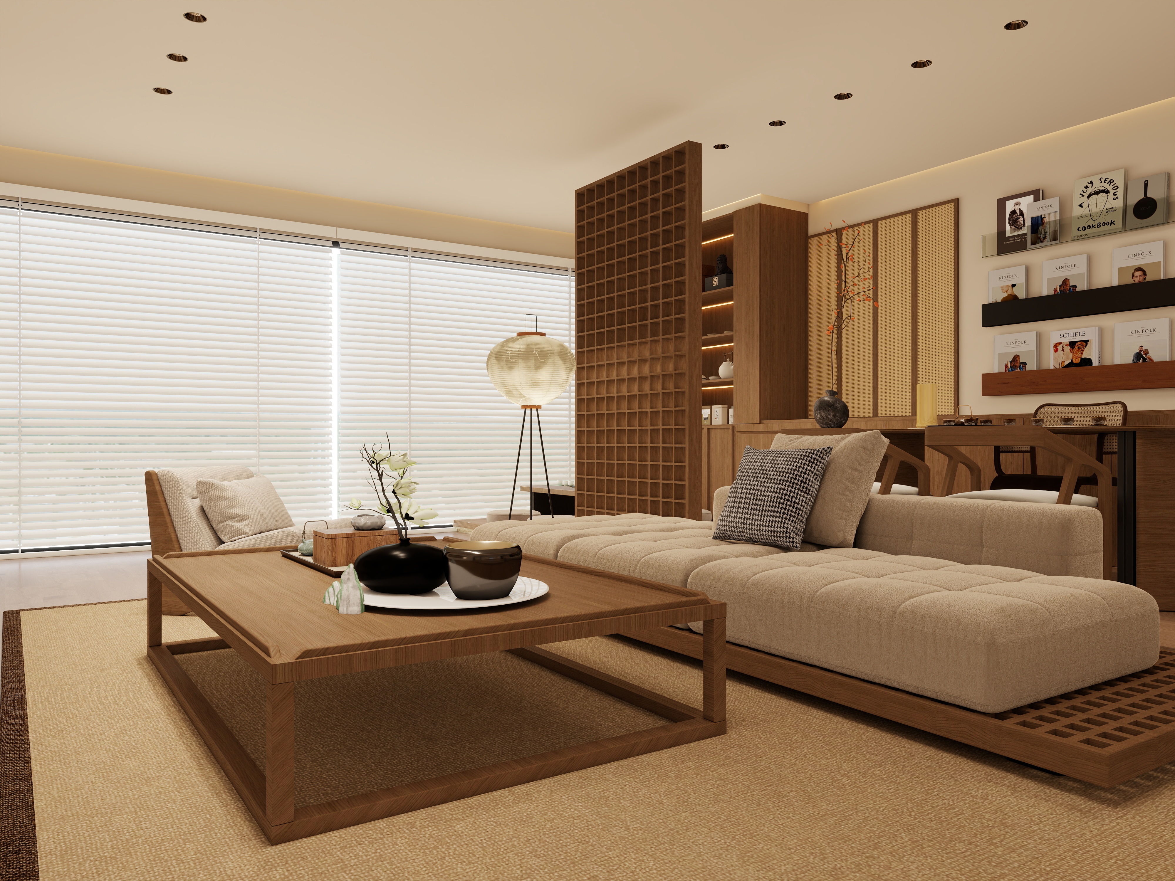 黄知人-禅境栖心 - 宋式极简美学空间营造方案装修效果图