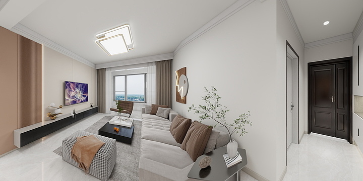 易医同源-聚尚装饰样板间16-1-1001-装修设计方案