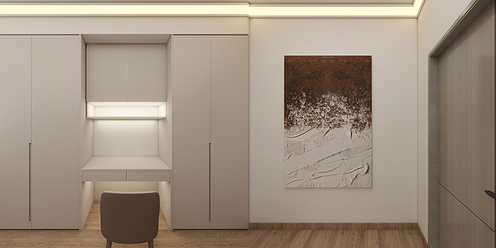 設計饰空-华元嘉园6-603效果图-装修设计方案