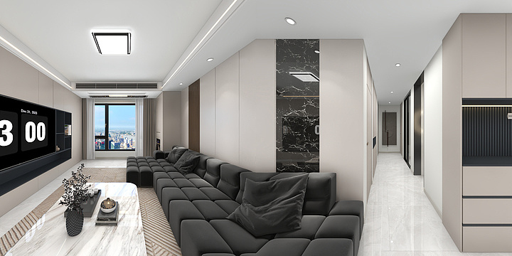 西安全案设计王磊-西派城126-副本-副本-副本-副本-装修设计方案