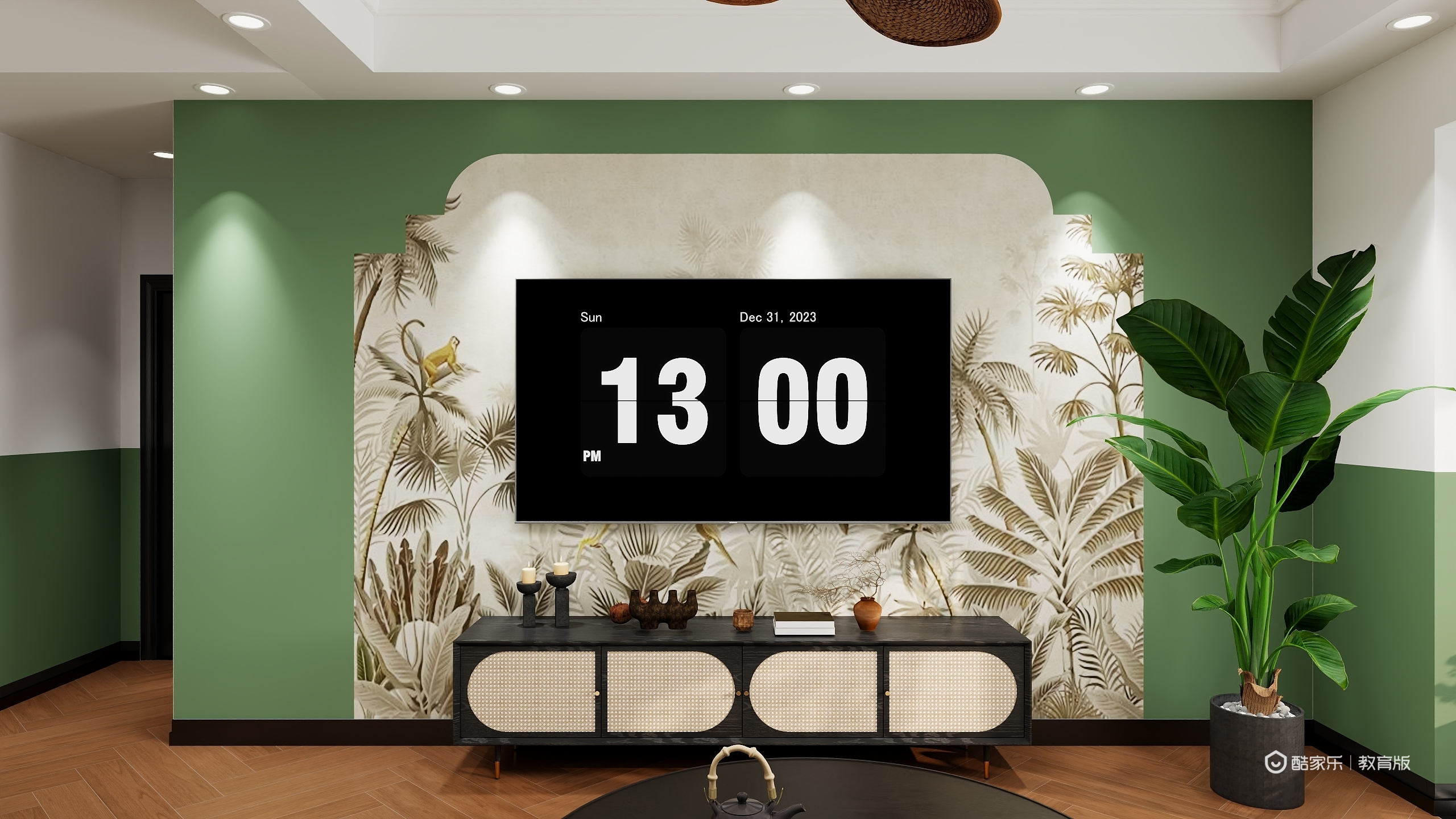 魏睿DfIs-南洋意境一层客餐厅装修效果图第3张