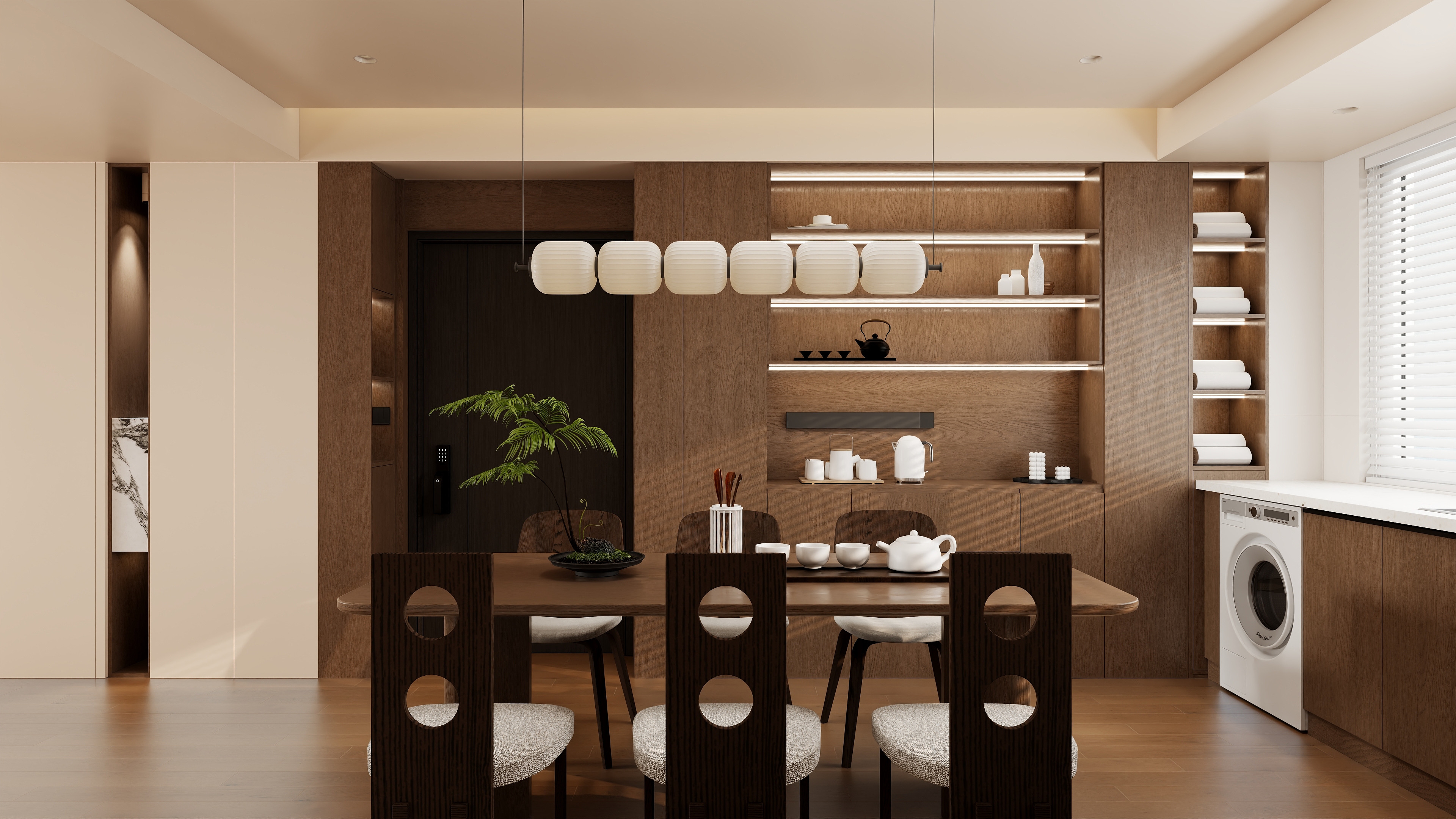 陈辉-116㎡中古雅居3室装修效果图