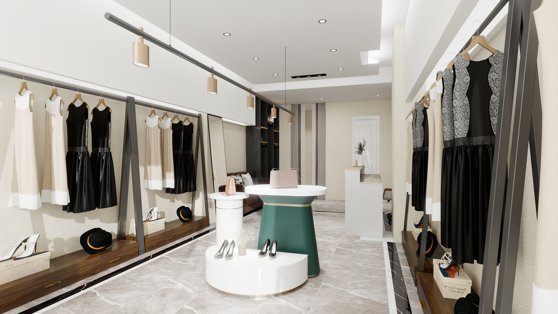 卡布叻芝麻-服装店-装修设计方案