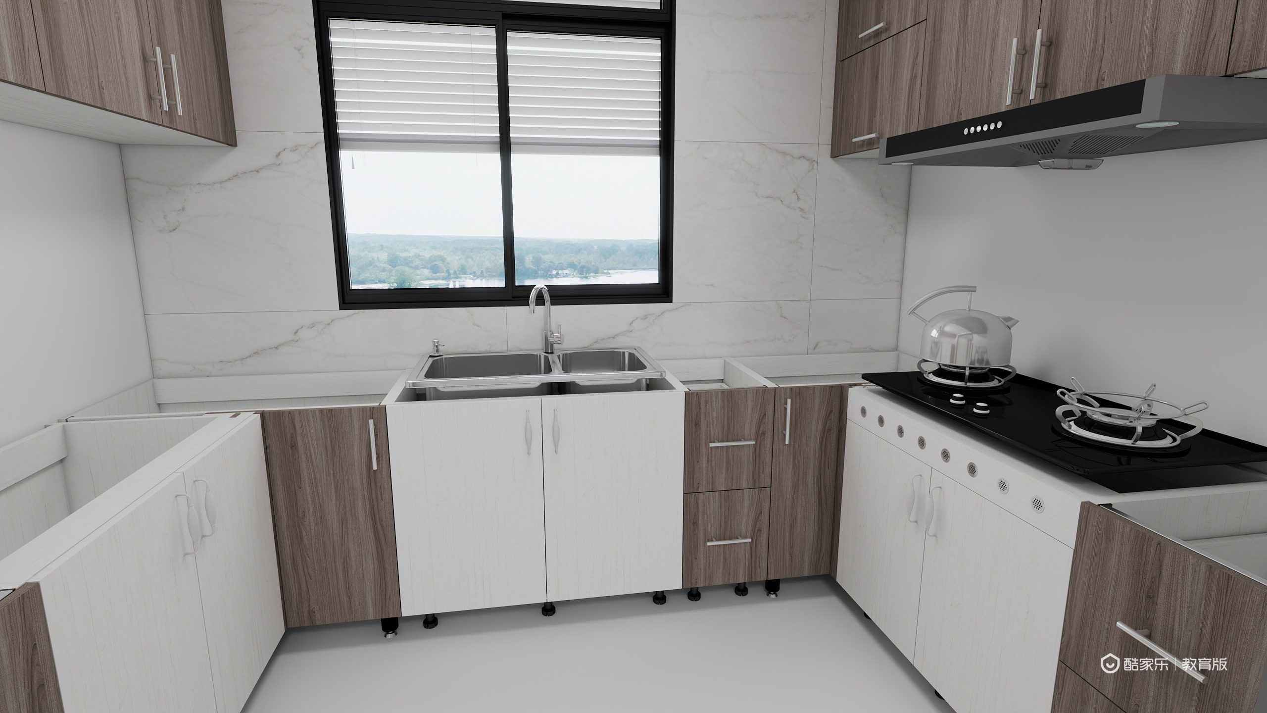 曲馨雨-林语溪岸178㎡5室装修效果图