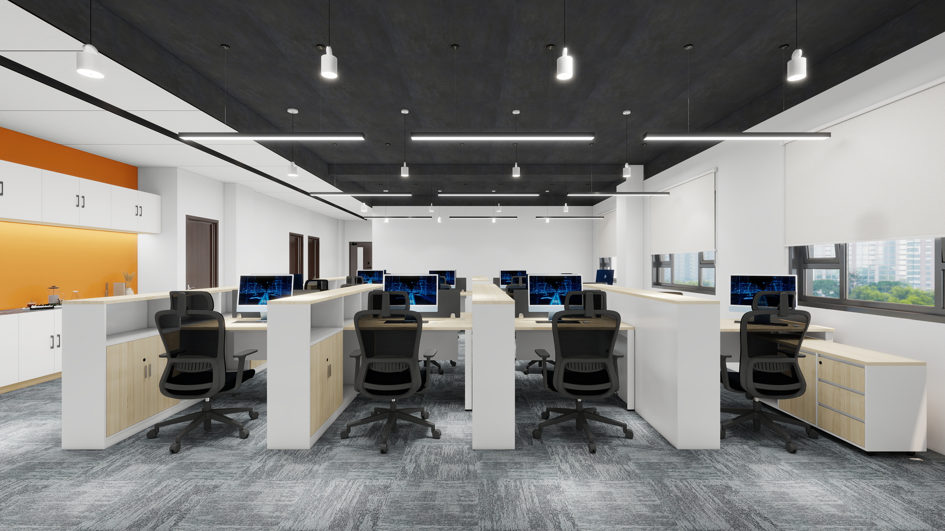 力威家具-商洛金盾办公楼-装修设计方案