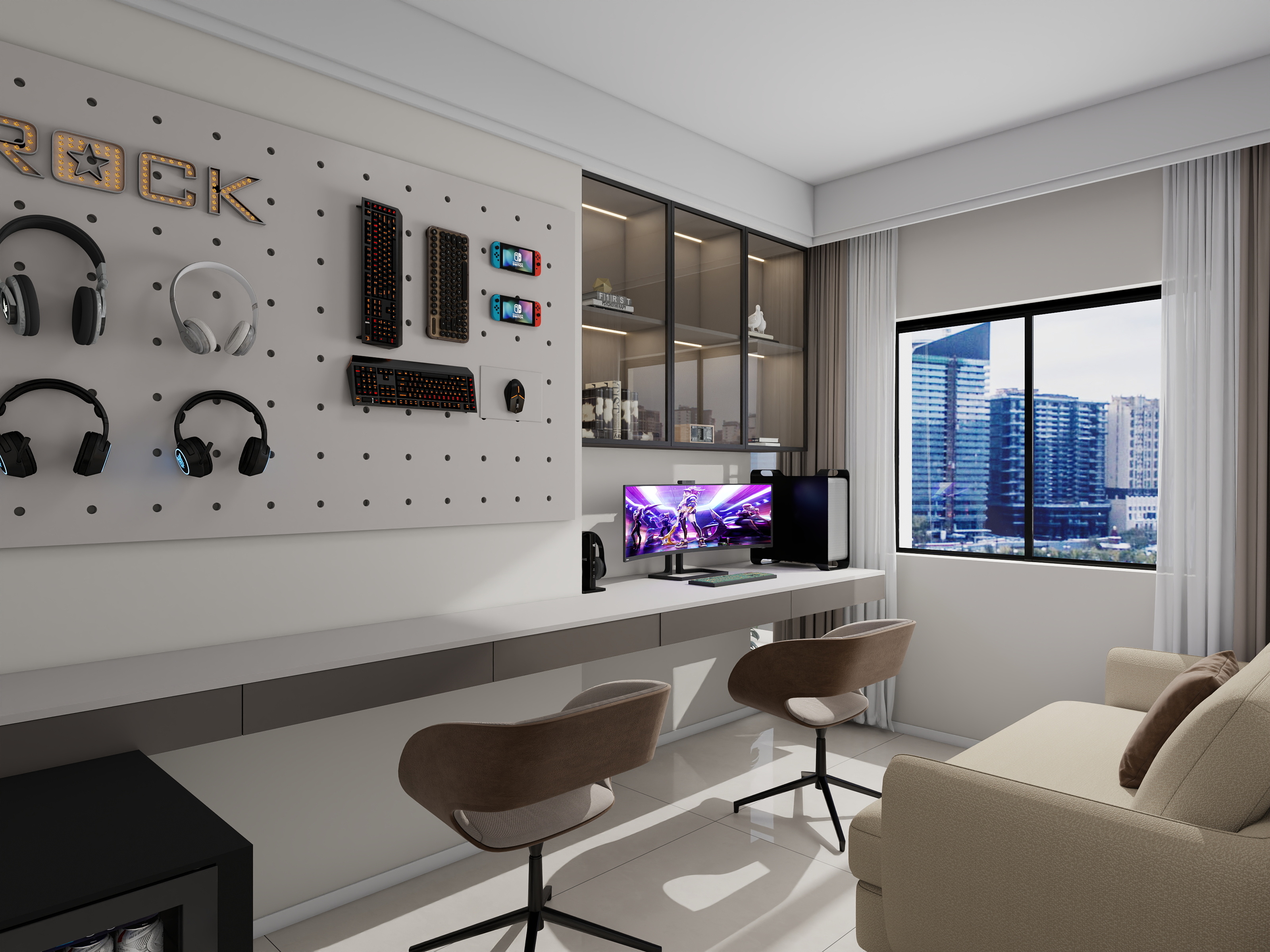 李林-侘寂152㎡4室装修效果图