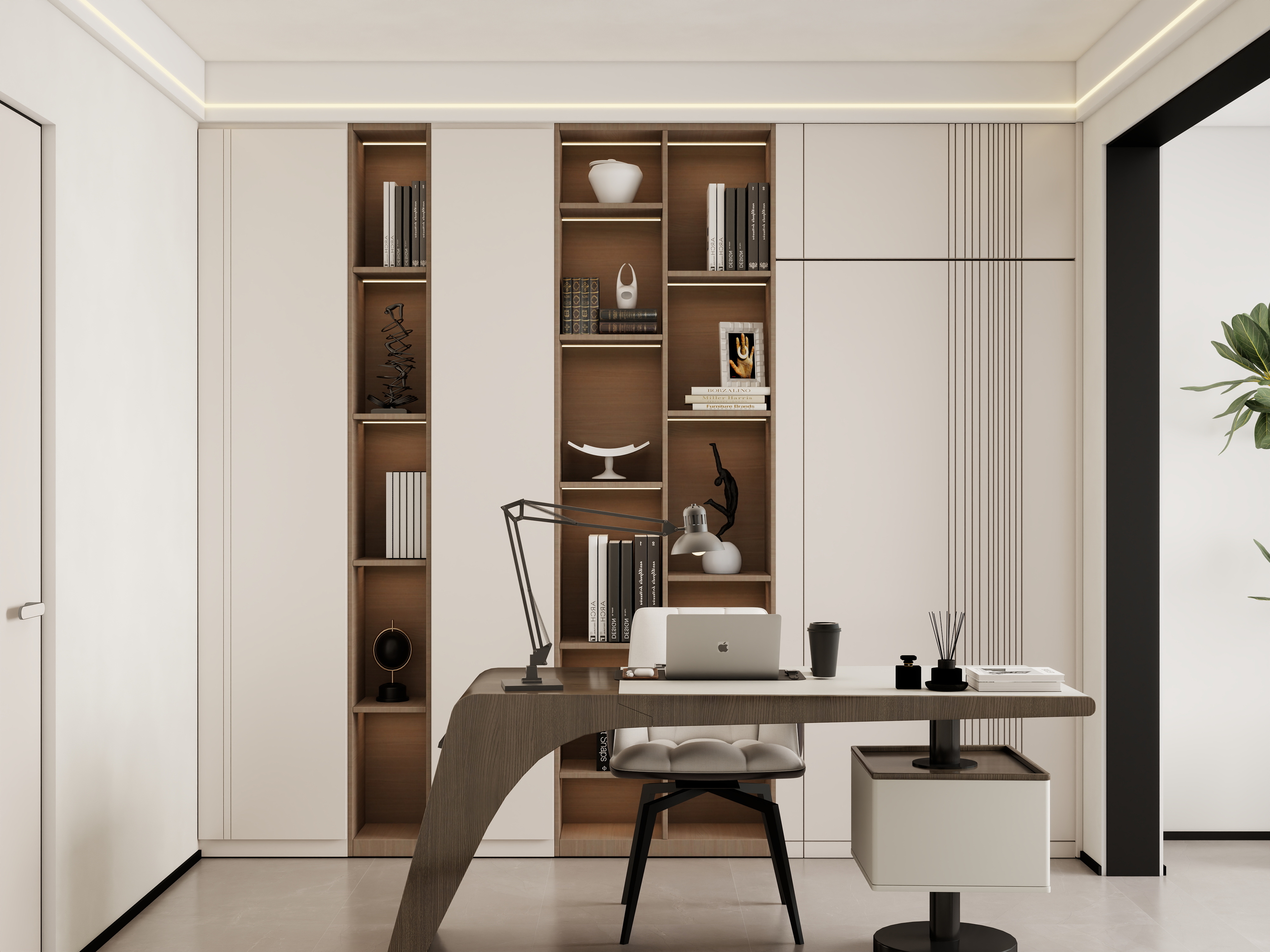 李佳洋-意式轻奢极简风住宅设计装修效果图