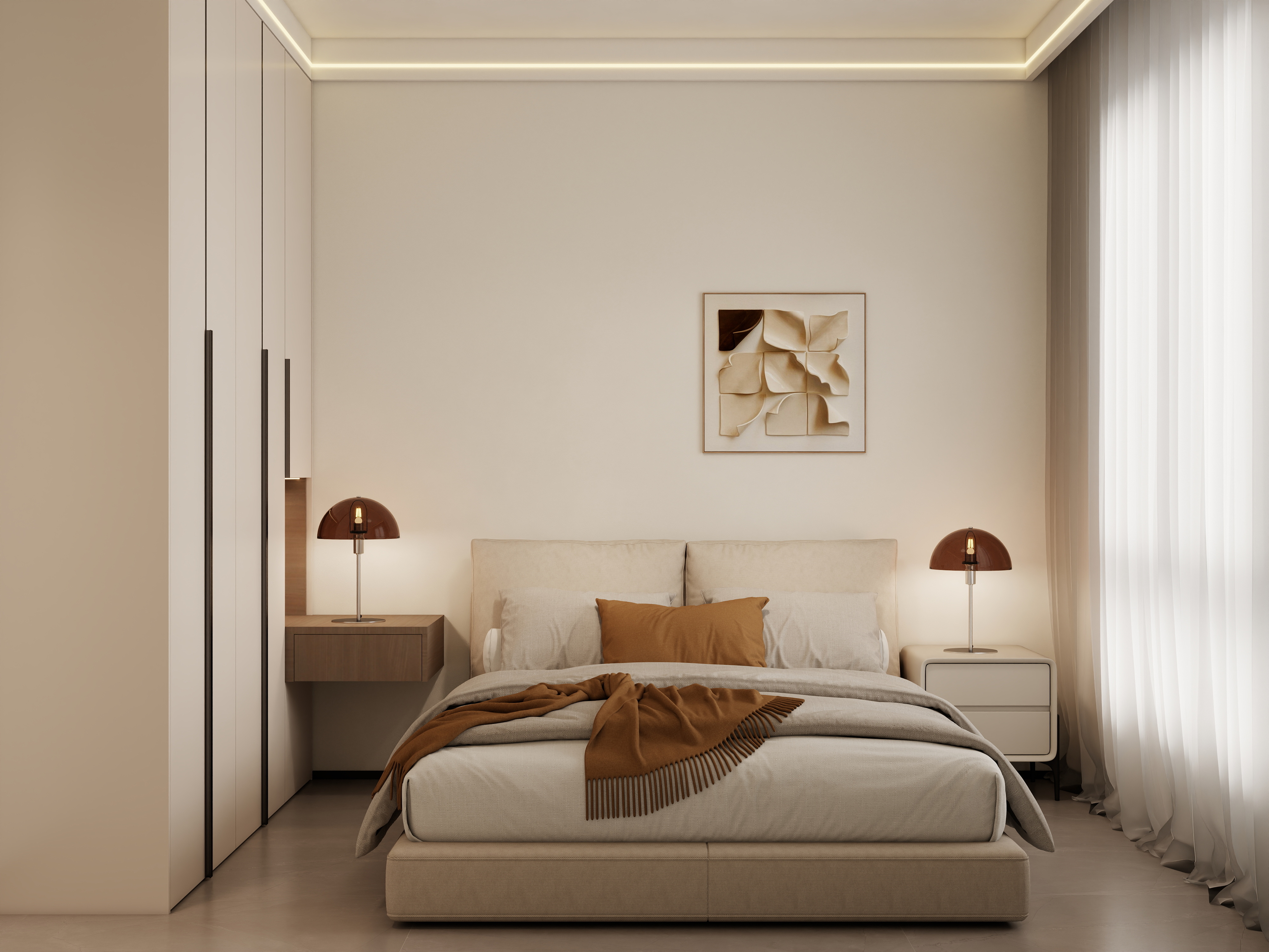 李佳洋-意式轻奢极简风住宅设计装修效果图