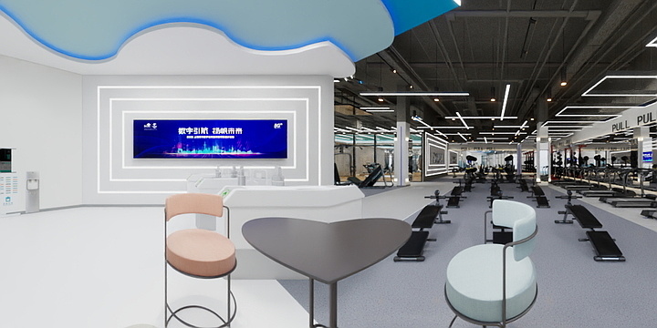 云浅野-成都温江起点游泳健身房-装修设计方案