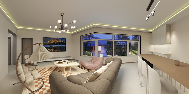 砌砖哲学家-绿地城二期107平米-装修设计方案