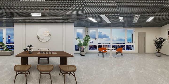 华恒设计-罗庄办公室-装修设计方案