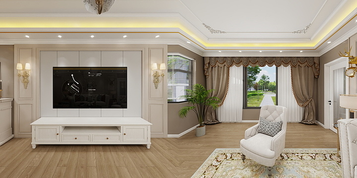 設計師_阿祖-融合国际新城F区129.58平米（D1户型）-装修设计方案