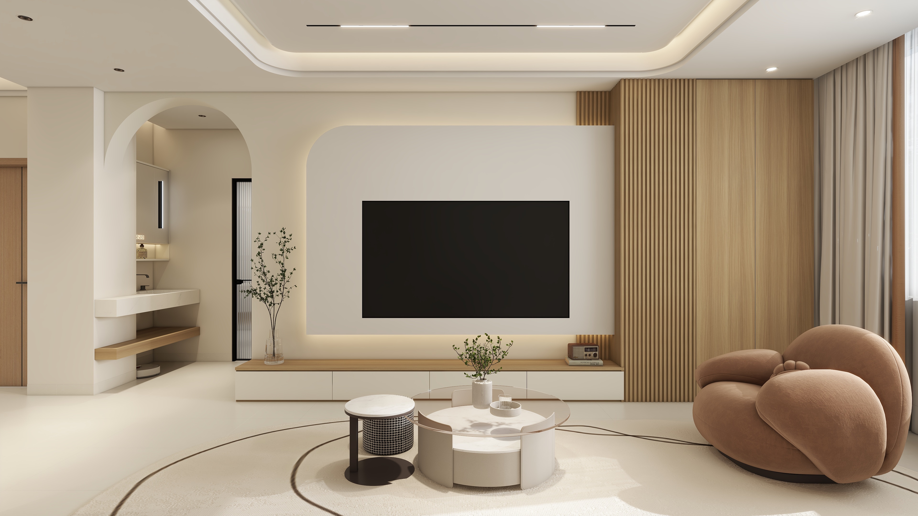 MYY设计-奶油原木风-装修设计方案