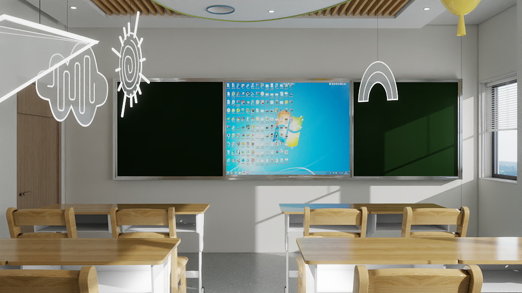 张子怡-画画教培二层-装修设计方案