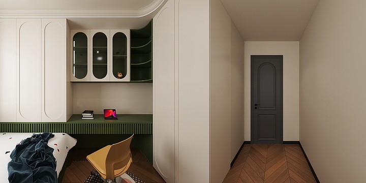 FF666F-淘淘法式，深色-装修设计方案