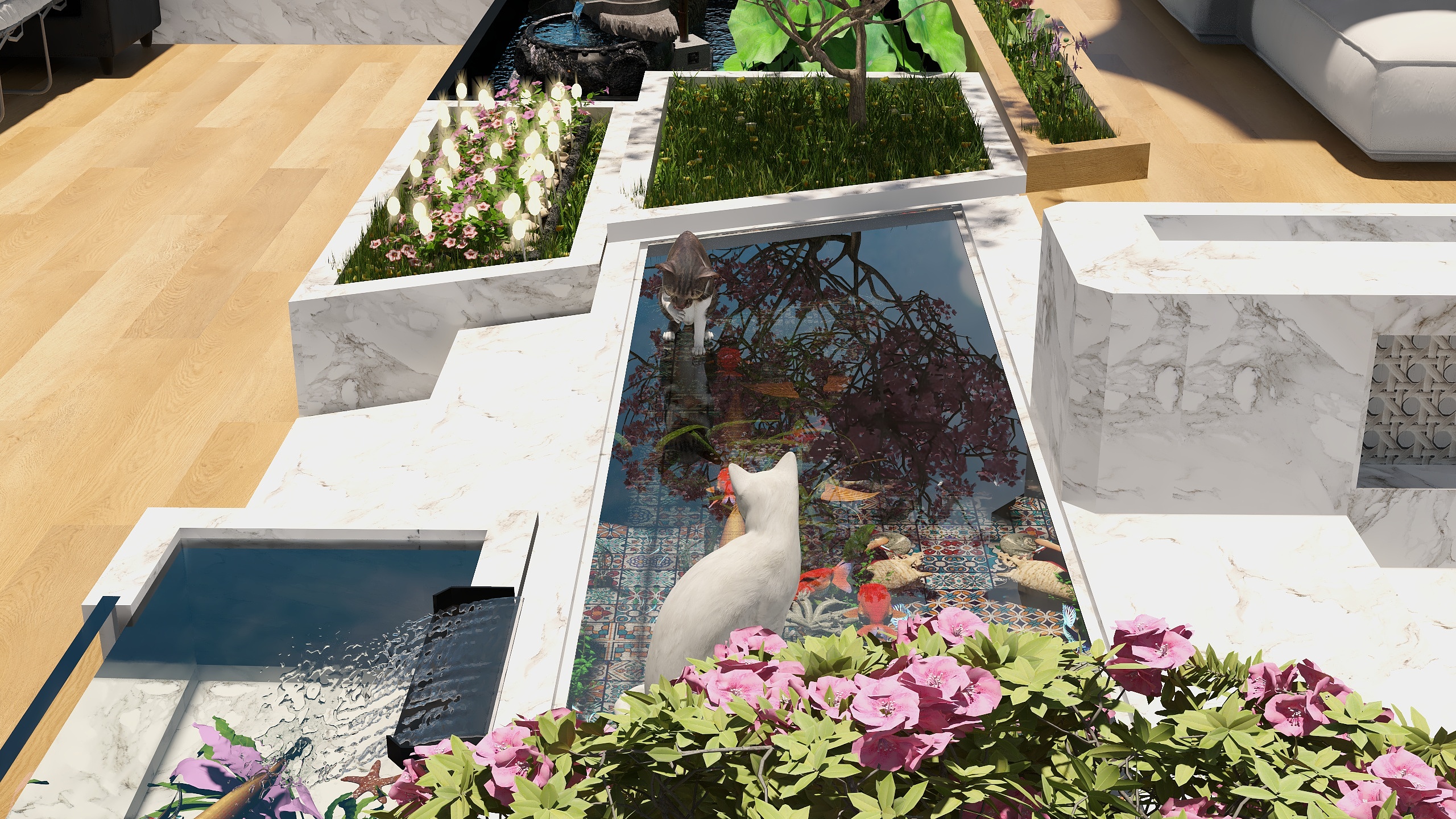 哈蜜瓜BoPo-露台花园-装修设计方案