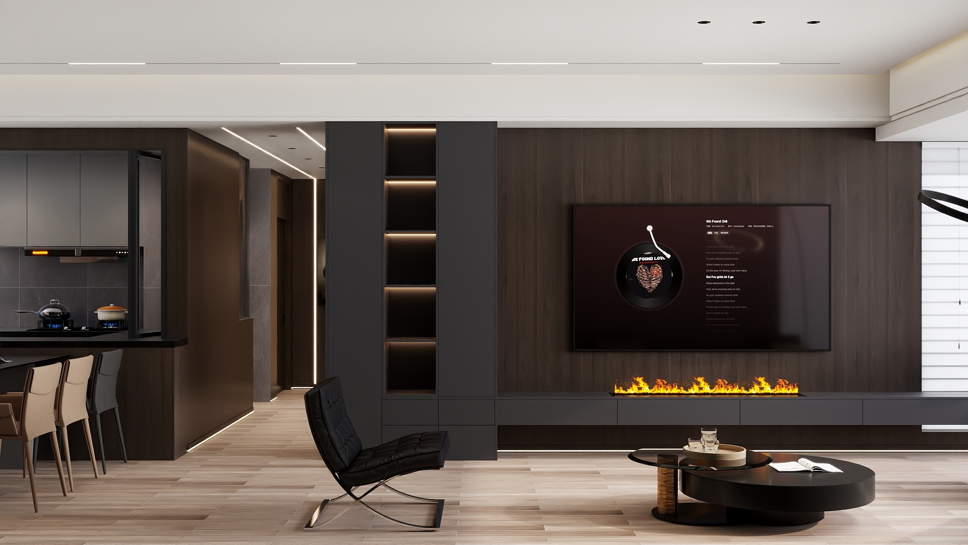 壹维空间设计-132m²意式风格设计-装修设计方案