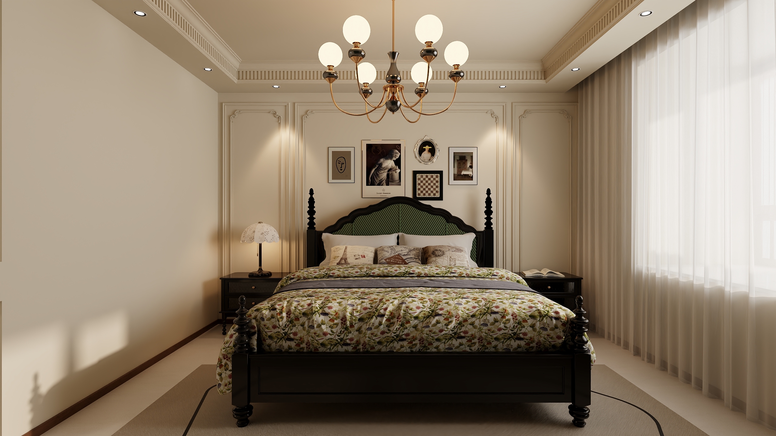 不ai画图-142㎡3室装修效果图