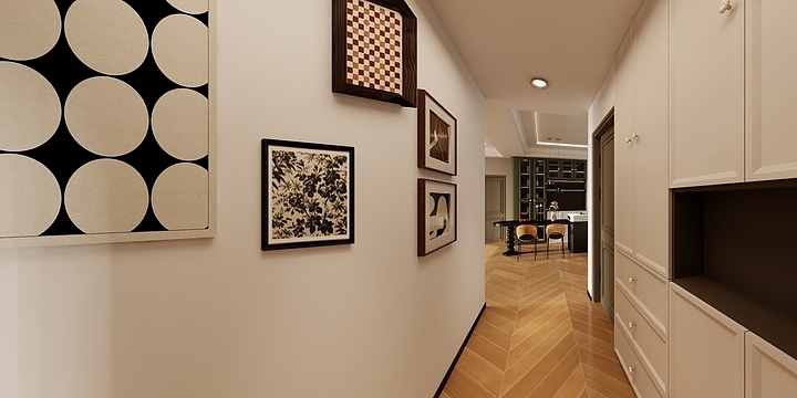 落尘..-老公安局 2-1-2404 法式-装修设计方案