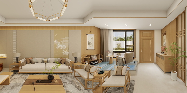 董绪潮-新时代别墅 负一 一层扩建版-装修设计方案