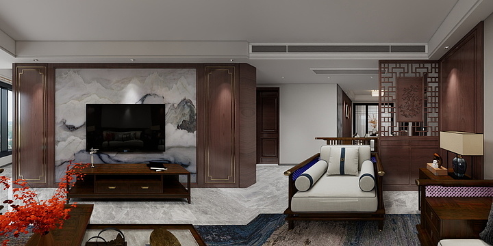 林生1-龙潭星城新中式-装修设计方案