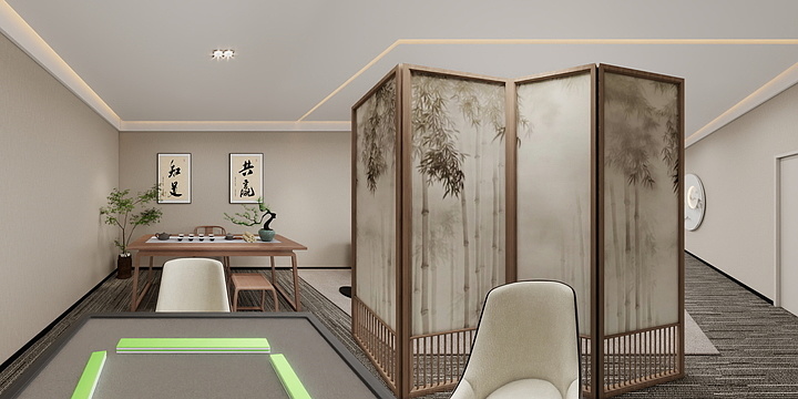 Ms丶空间设计-直播公司-装修设计方案