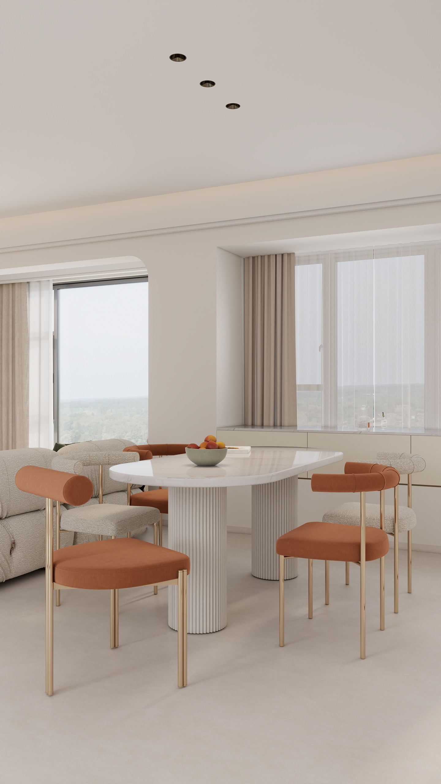 遐想design.-极简原木奶油风装修效果图