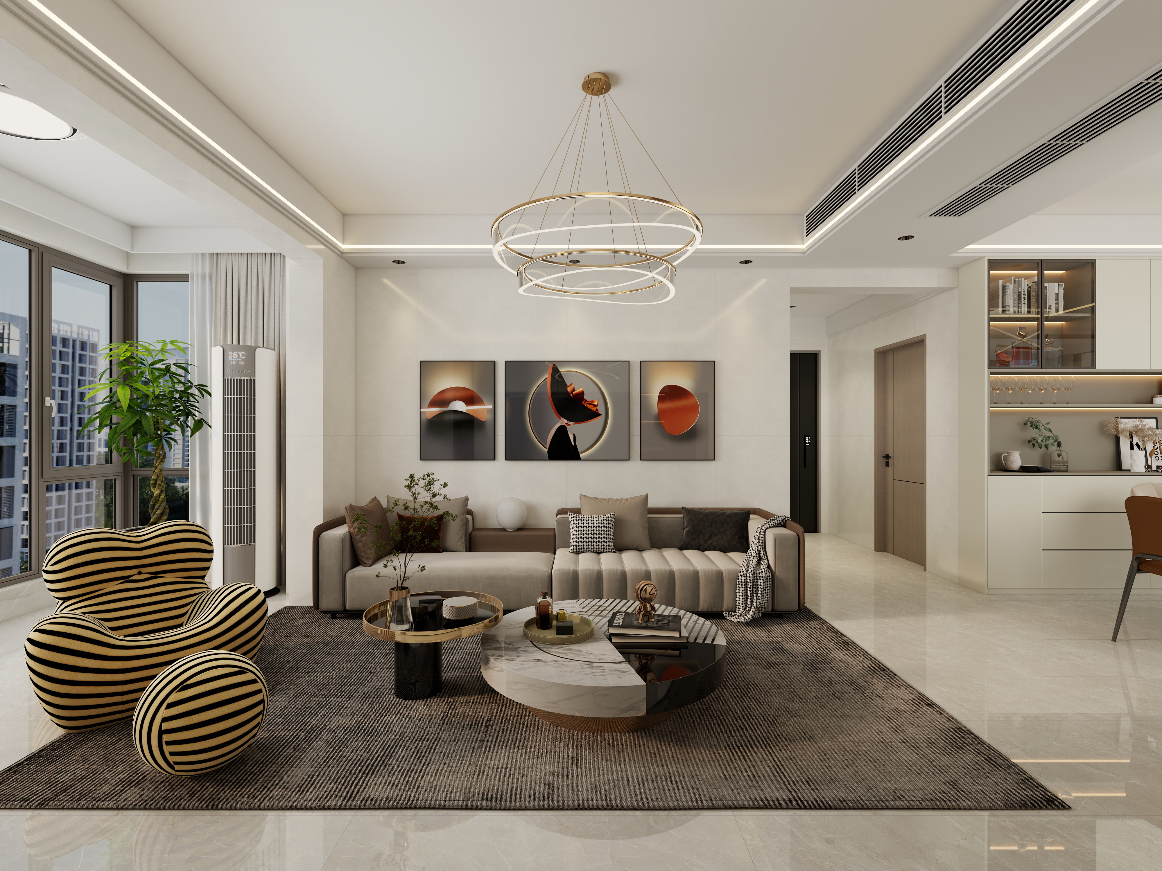 DEOU.德欧-高颜整家-鹿江花园-轻语装修效果图