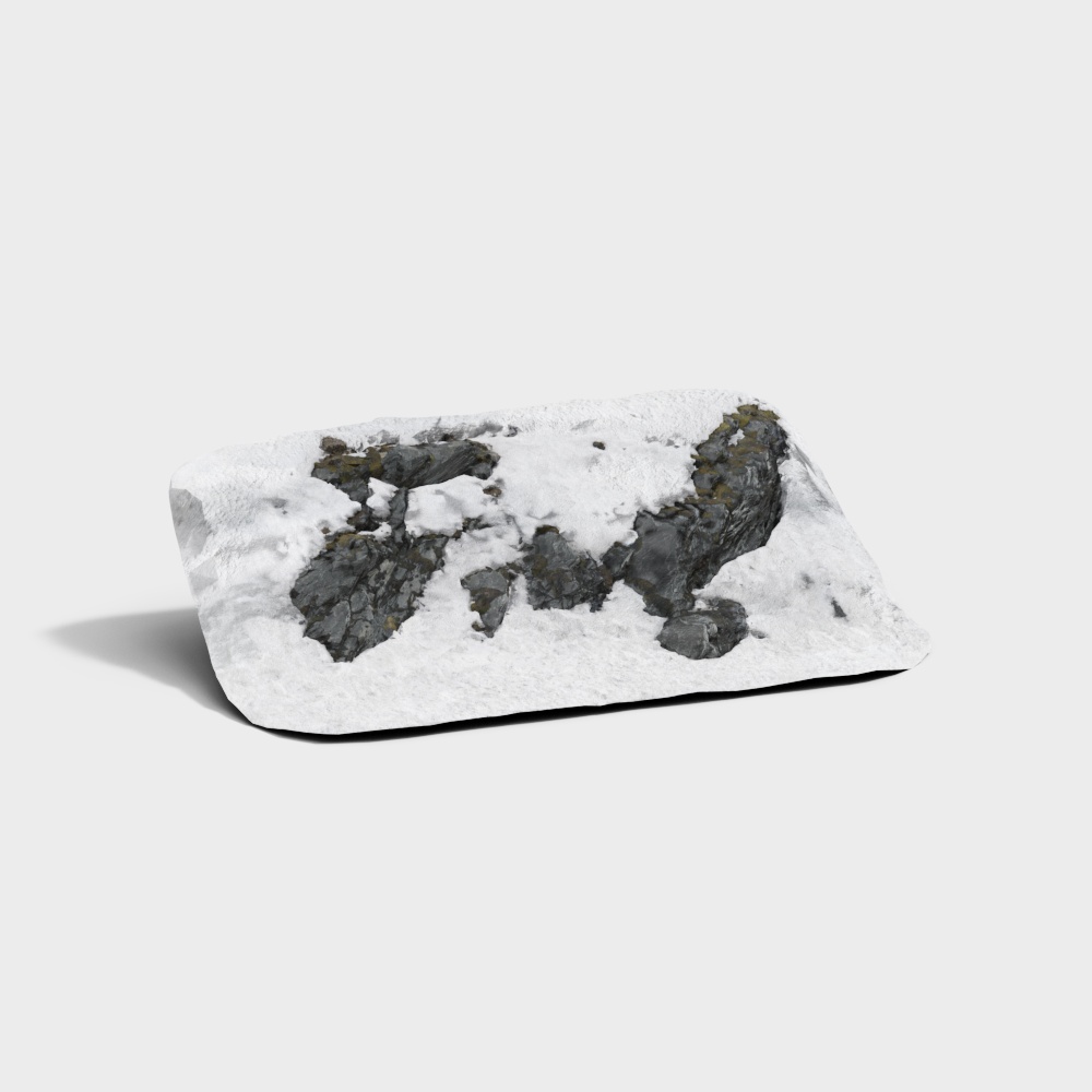雪地3D模型
