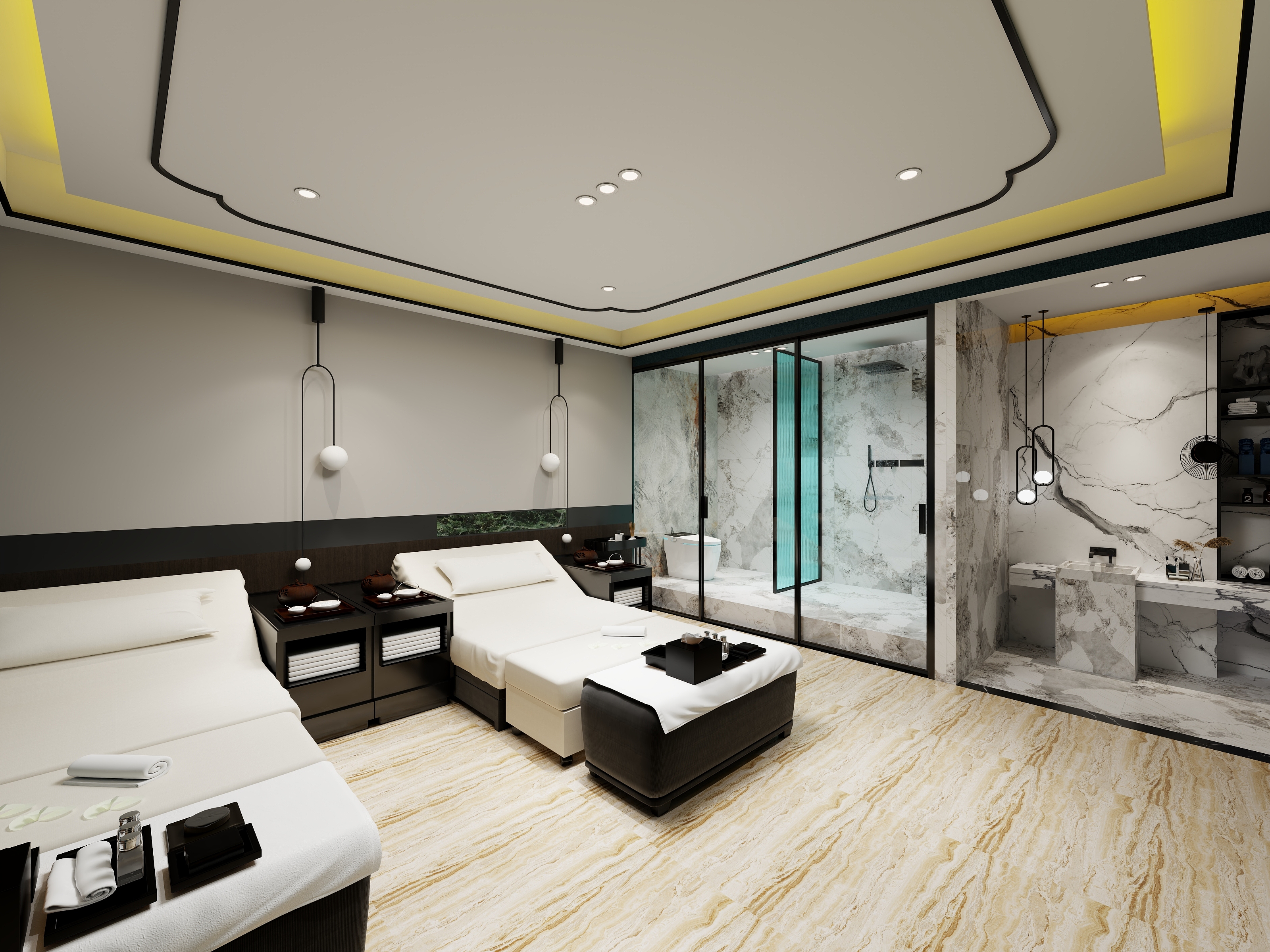 螳螂先生-科技路西口足浴店面-装修设计方案