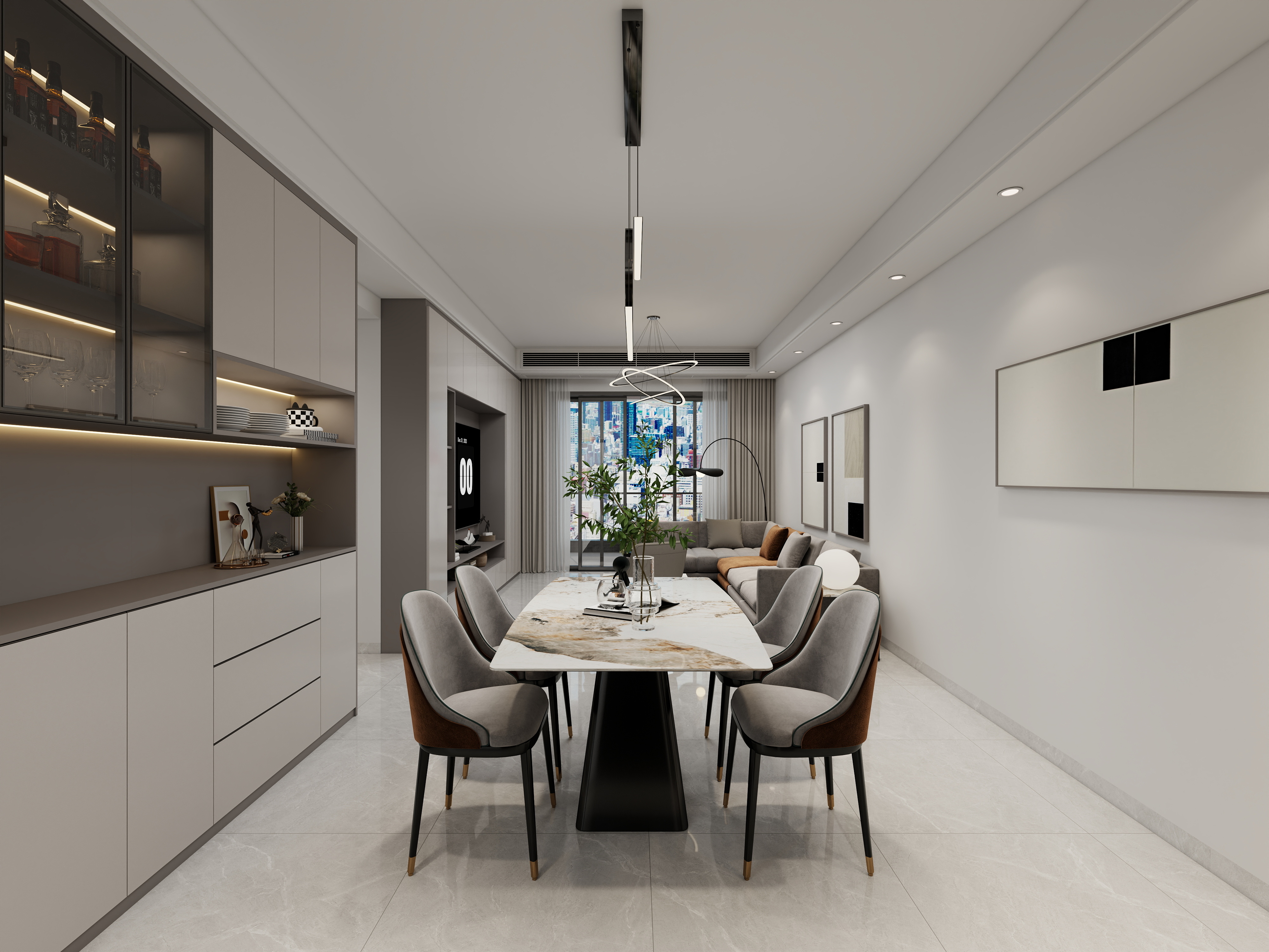 DEOU.德欧-高颜整家-鹿江花园-影灰装修效果图