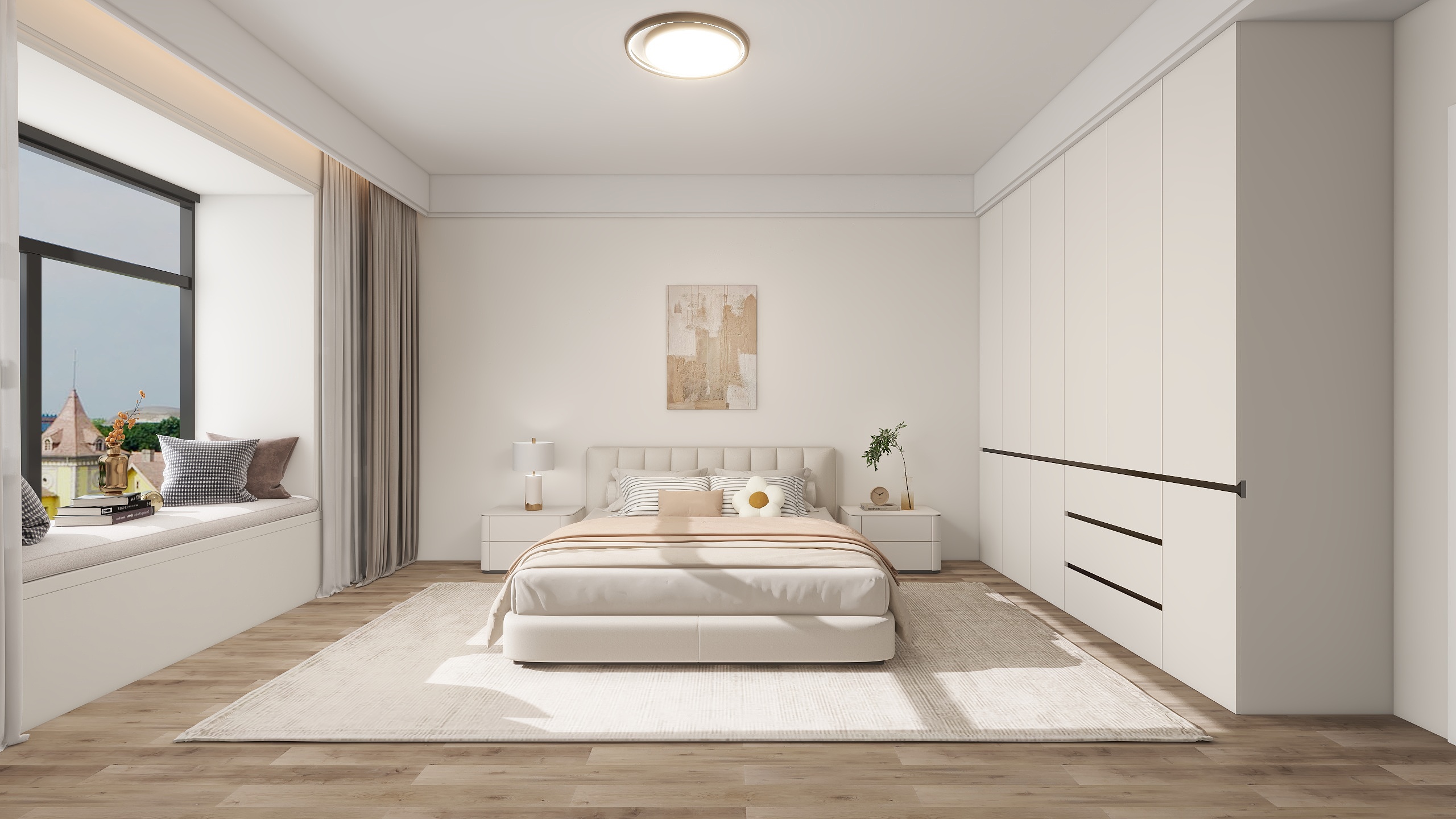 Lind.-D138.现代卧室-装修设计方案