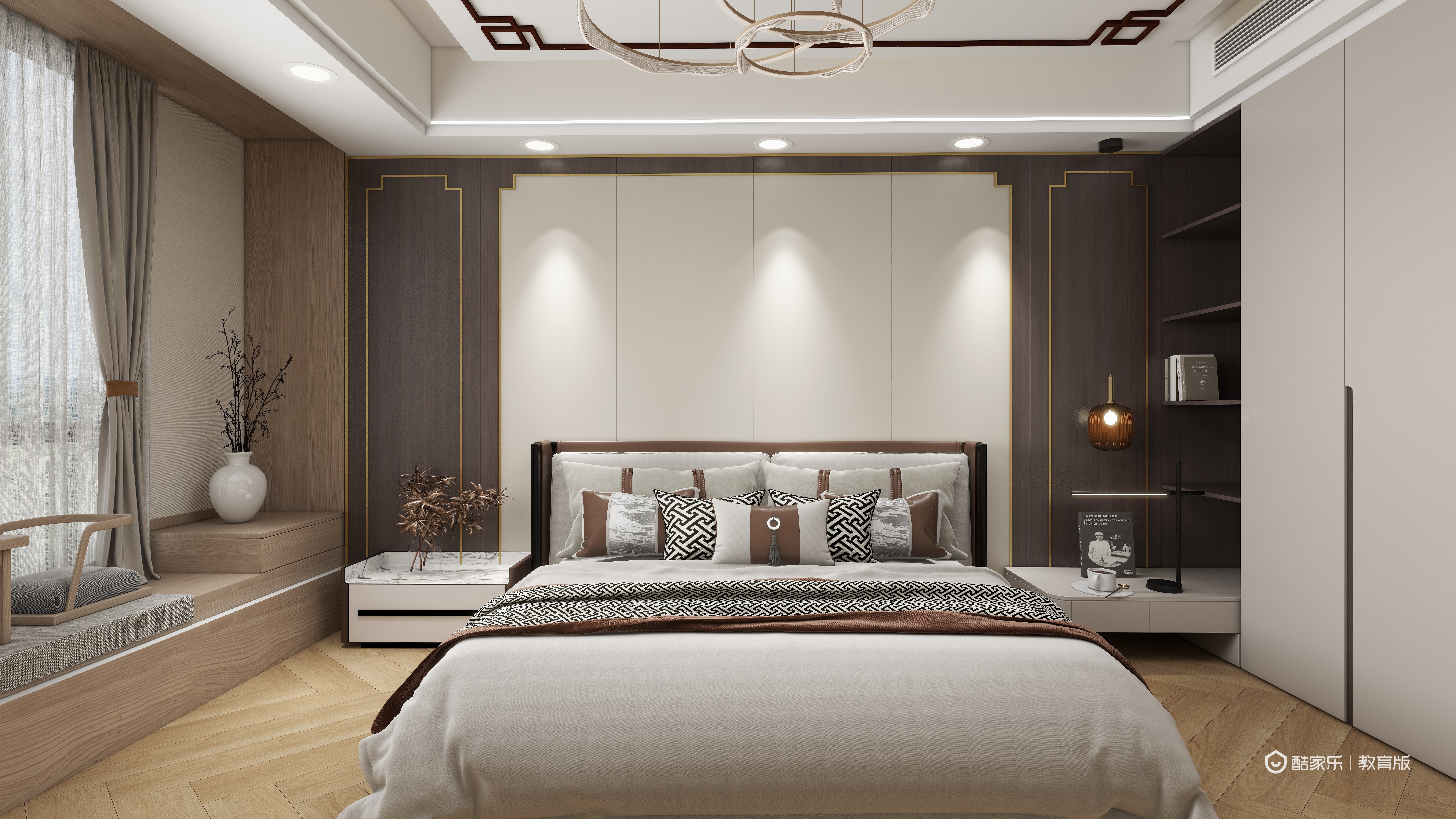 杨豪tvzA-雅韵轩一层主卧装修效果图第1张