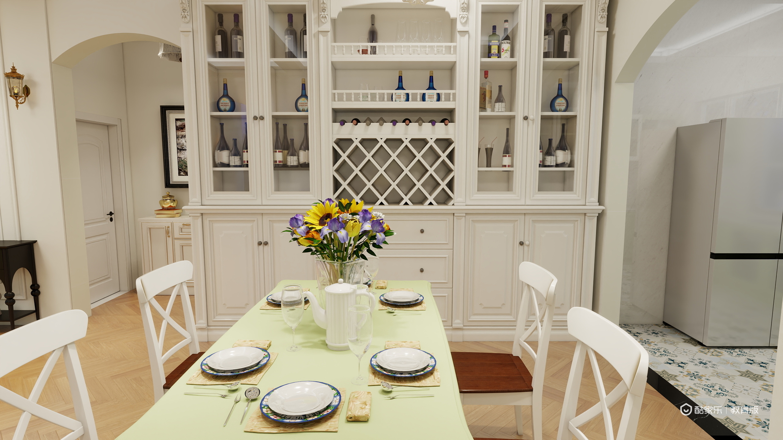 刘瀛瀛-192㎡4室装修效果图