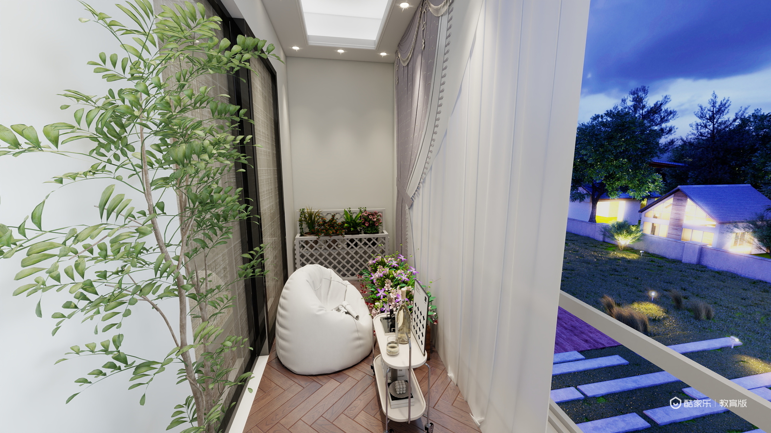 刘瀛瀛-192㎡4室装修效果图