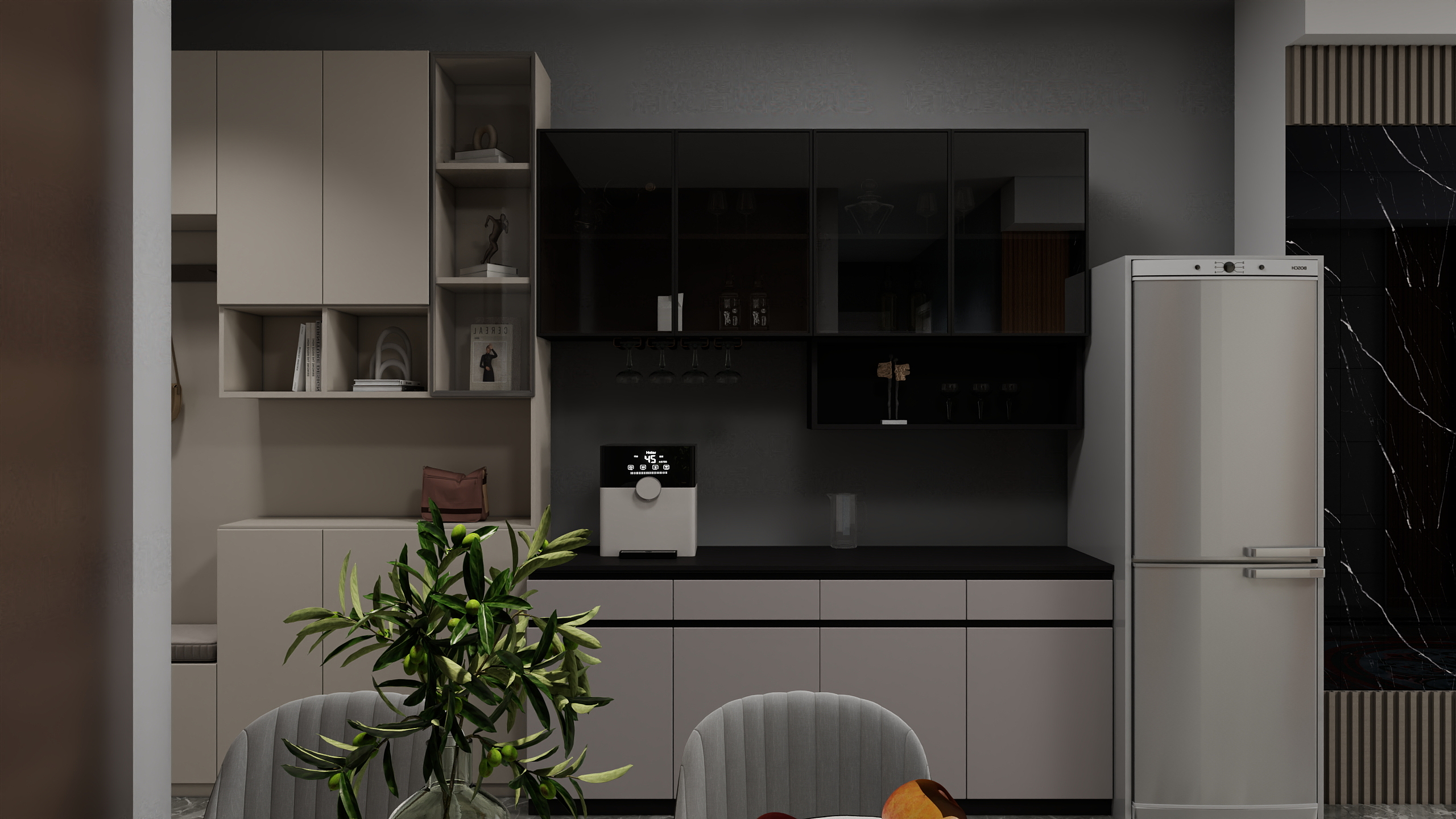 十五.TzbK-现代轻奢110㎡3室装修效果图