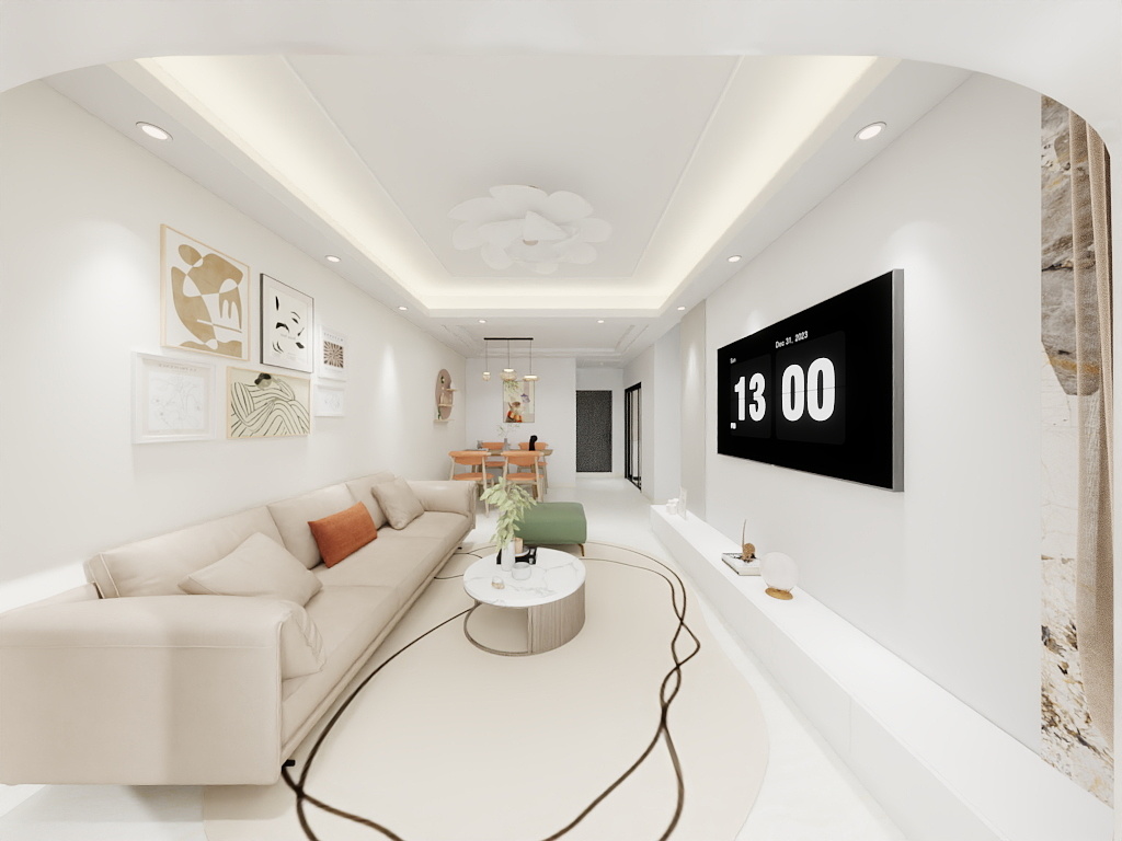 FY~Amy-硬装专业等级考核户型-副本-装修设计方案