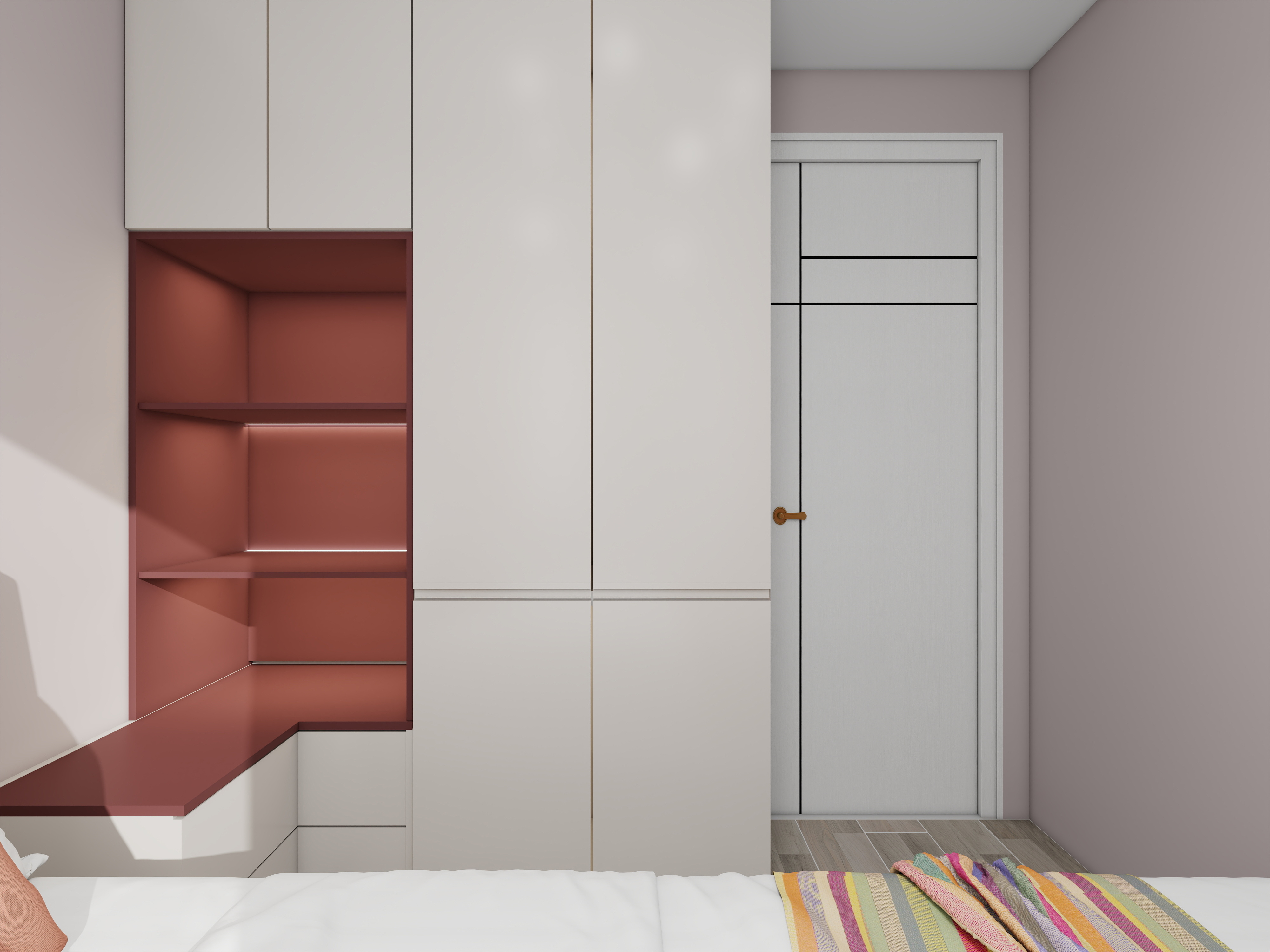 李小绿设计工作室-中德英伦联邦95㎡3室-装修设计方案